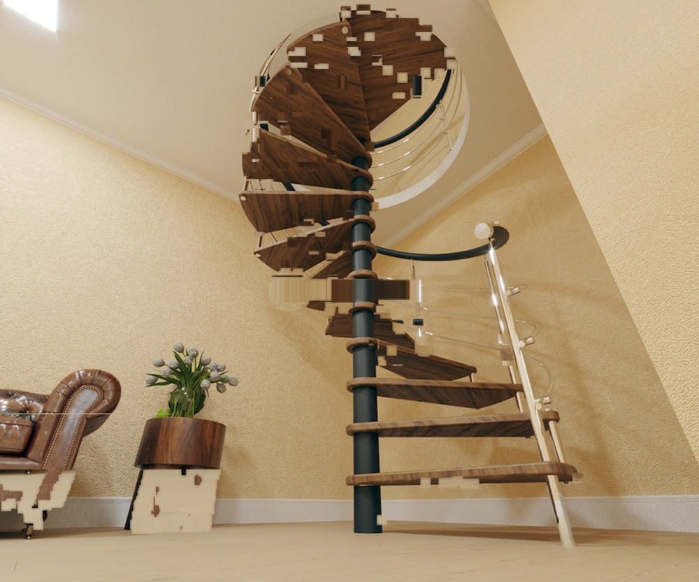 Винтовая лестница Spiral TRINITY D 180